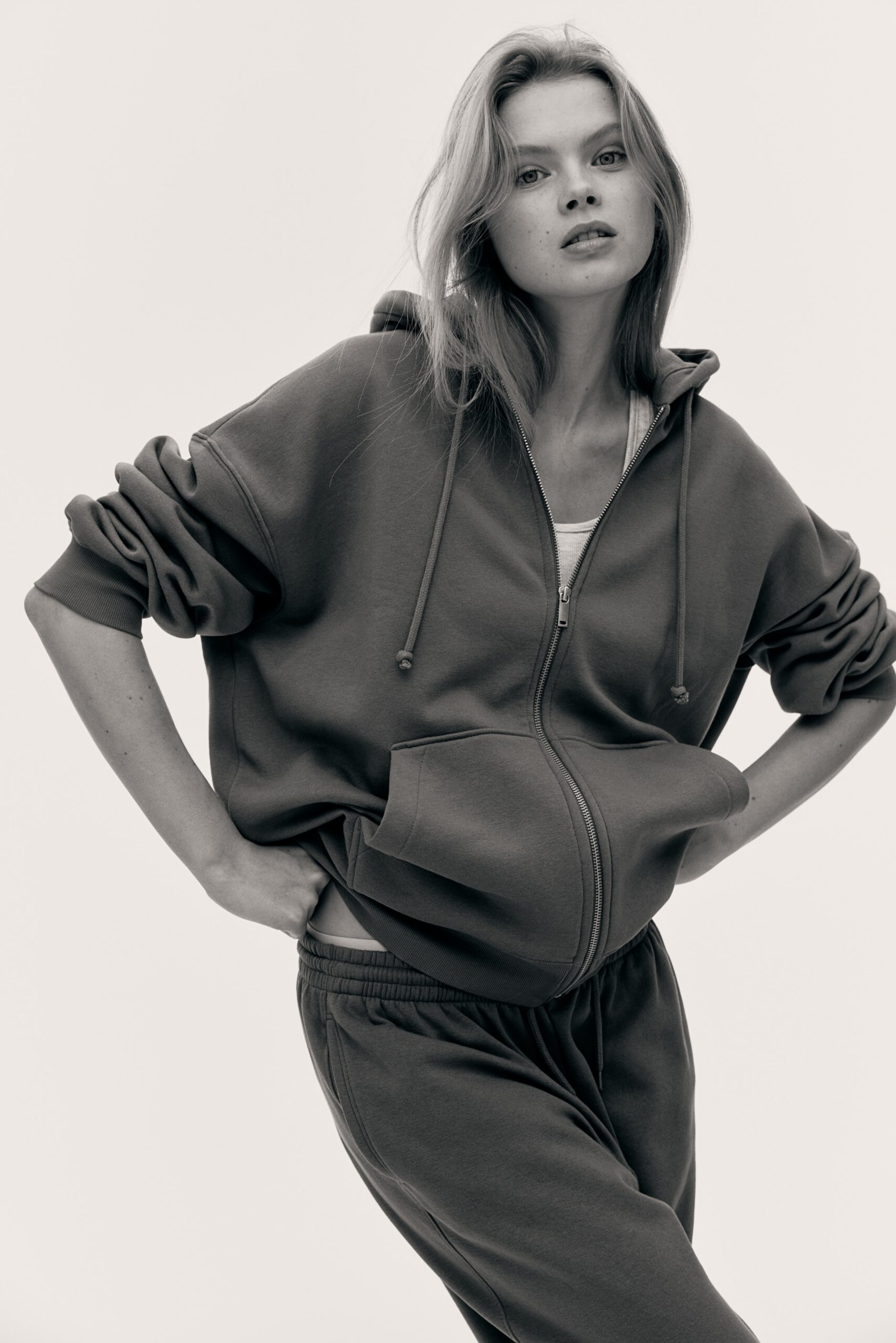 Oversized Zip Up Hoodie