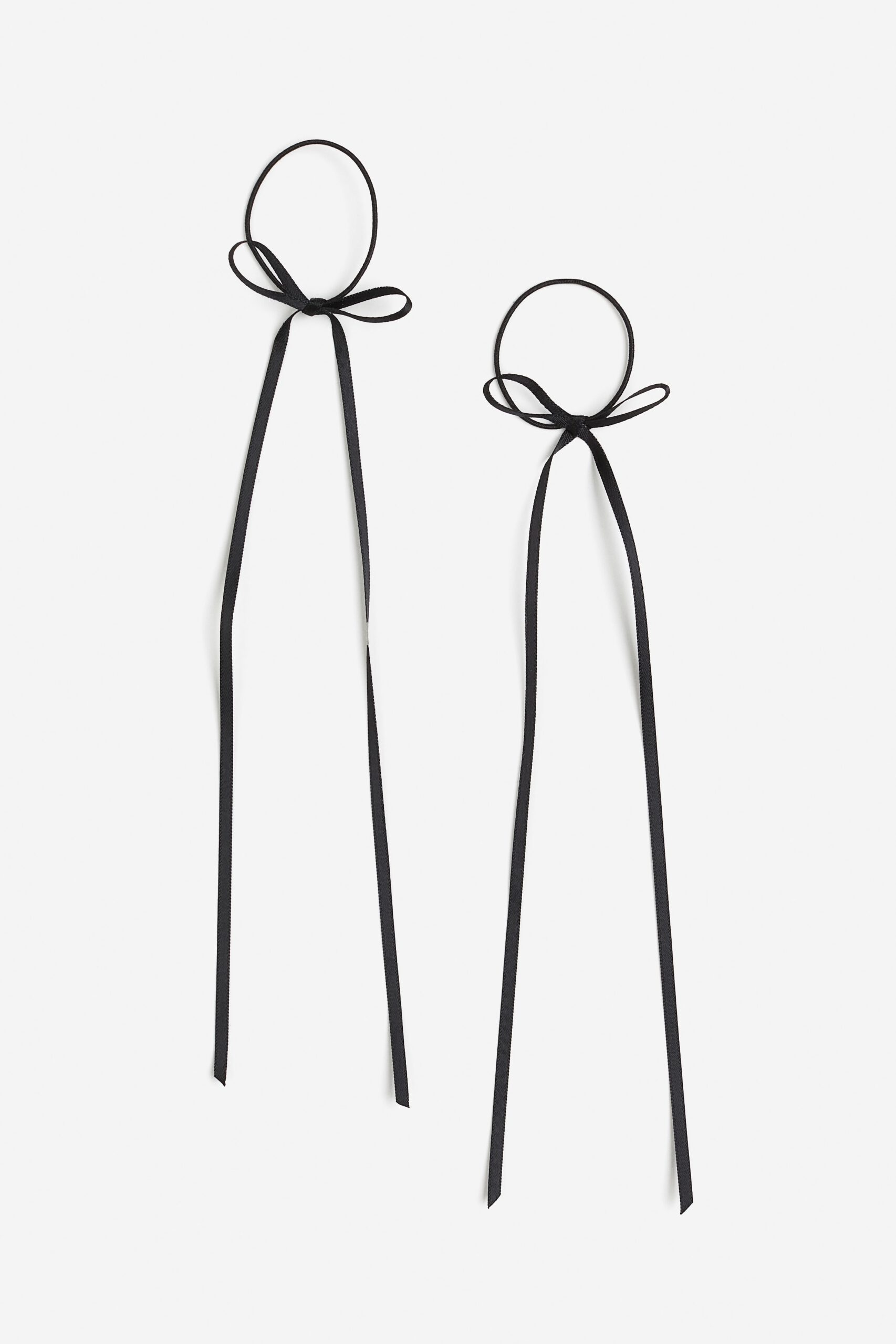 2-pack Bow Detail Hair Elastics