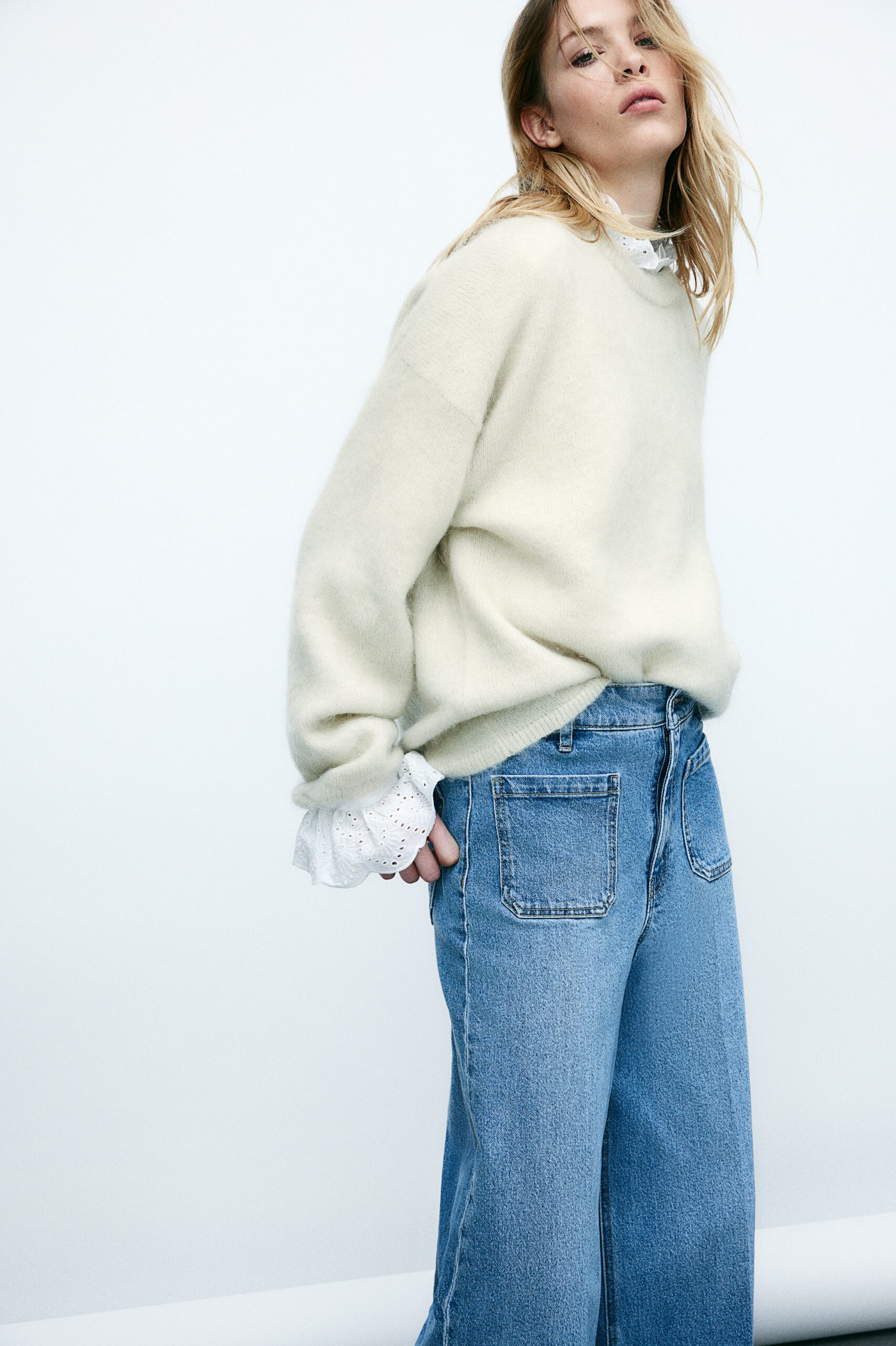Oversized Mohair Blend Sweater