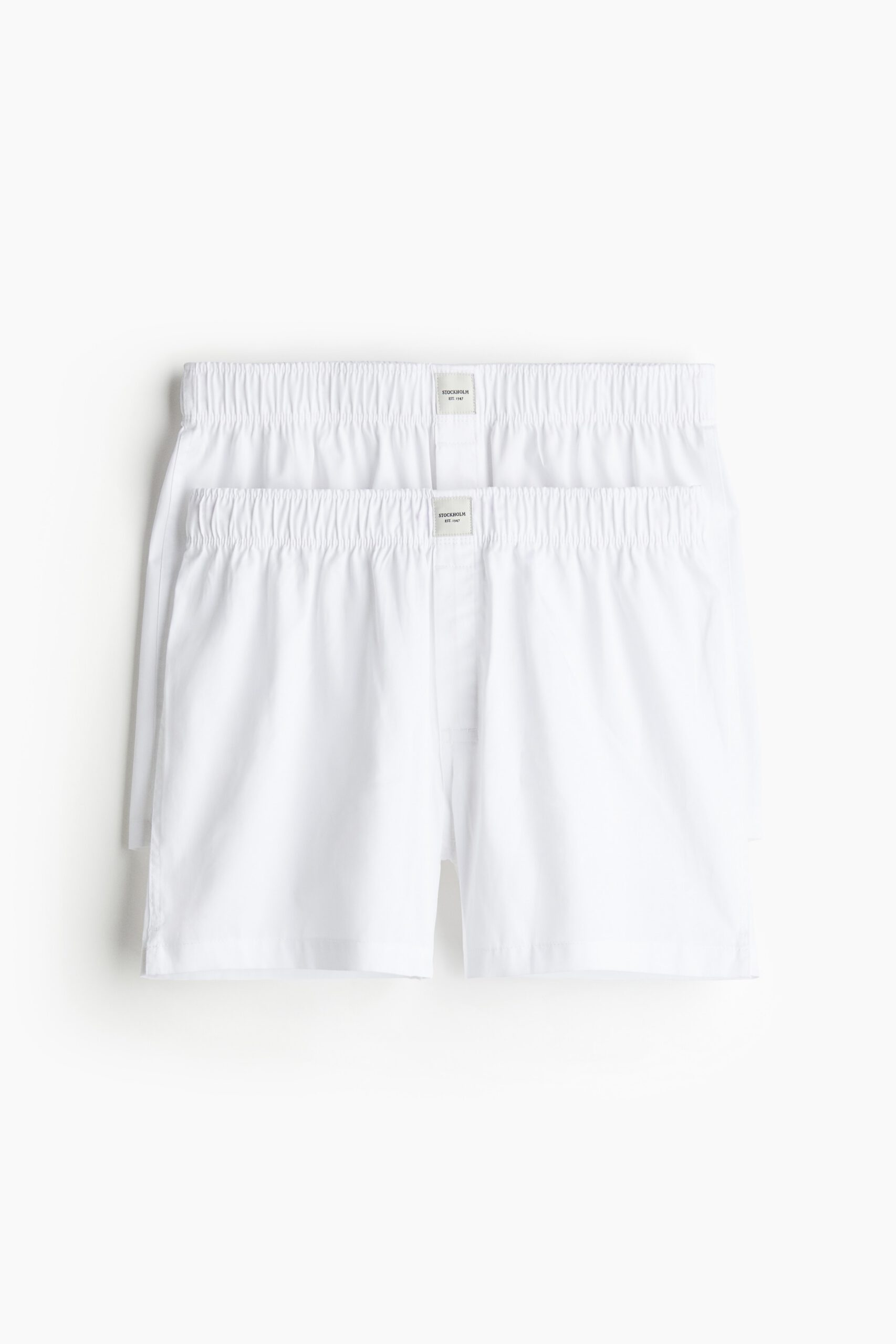 2-pack Woven Cotton Sateen Boxer Shorts