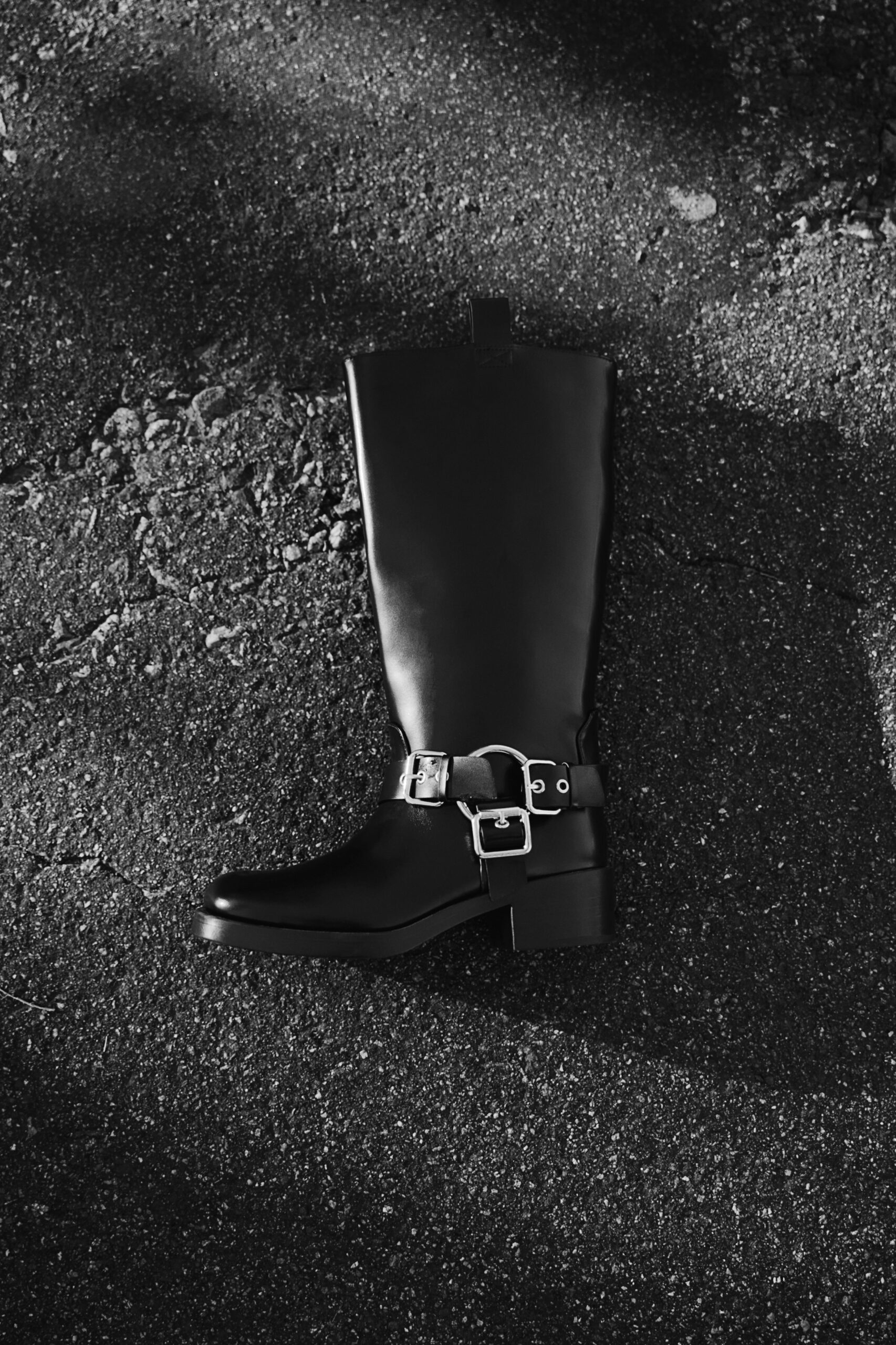 Knee High Biker Boots